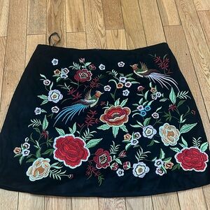 FOREVER21 suede skirt